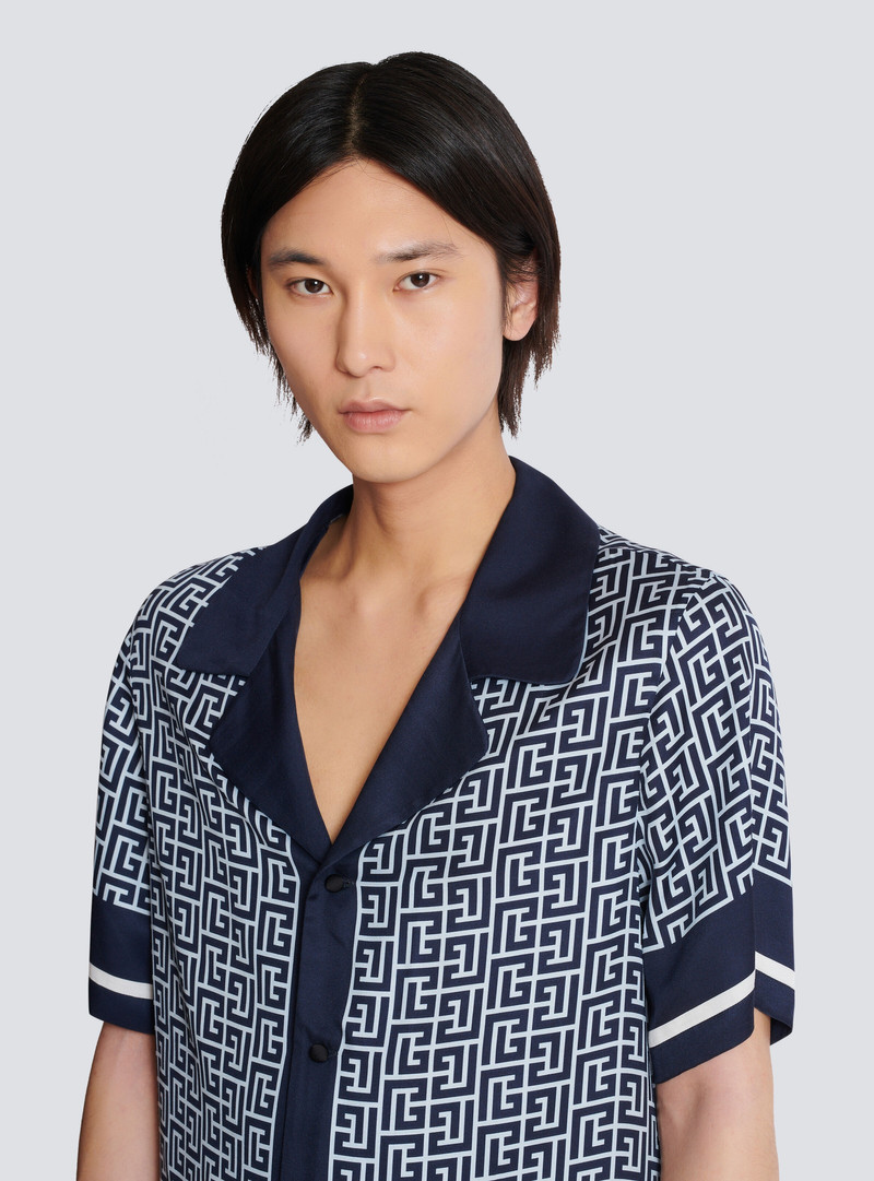 Monogrammed pyjama shirt 7