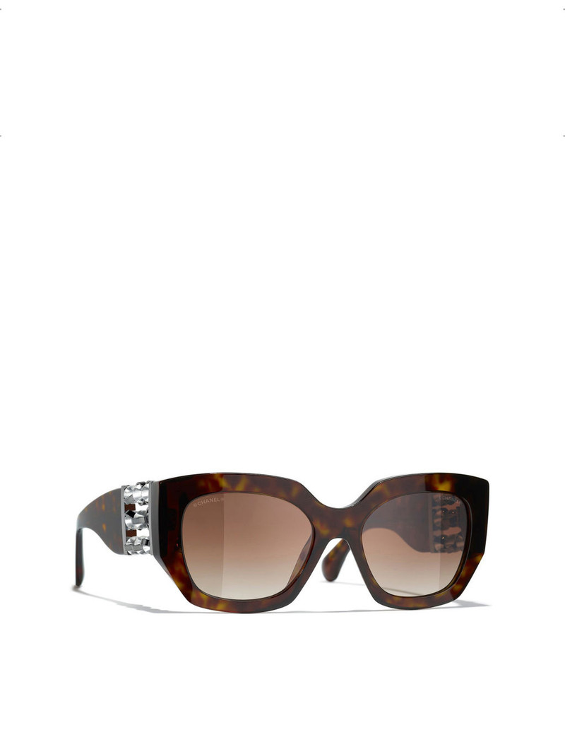 CHANEL CH5545 Cat Eye Acetate Sunglasses outlook