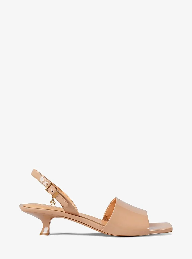 Merrie Patent Kitten Heel Sandal - 1