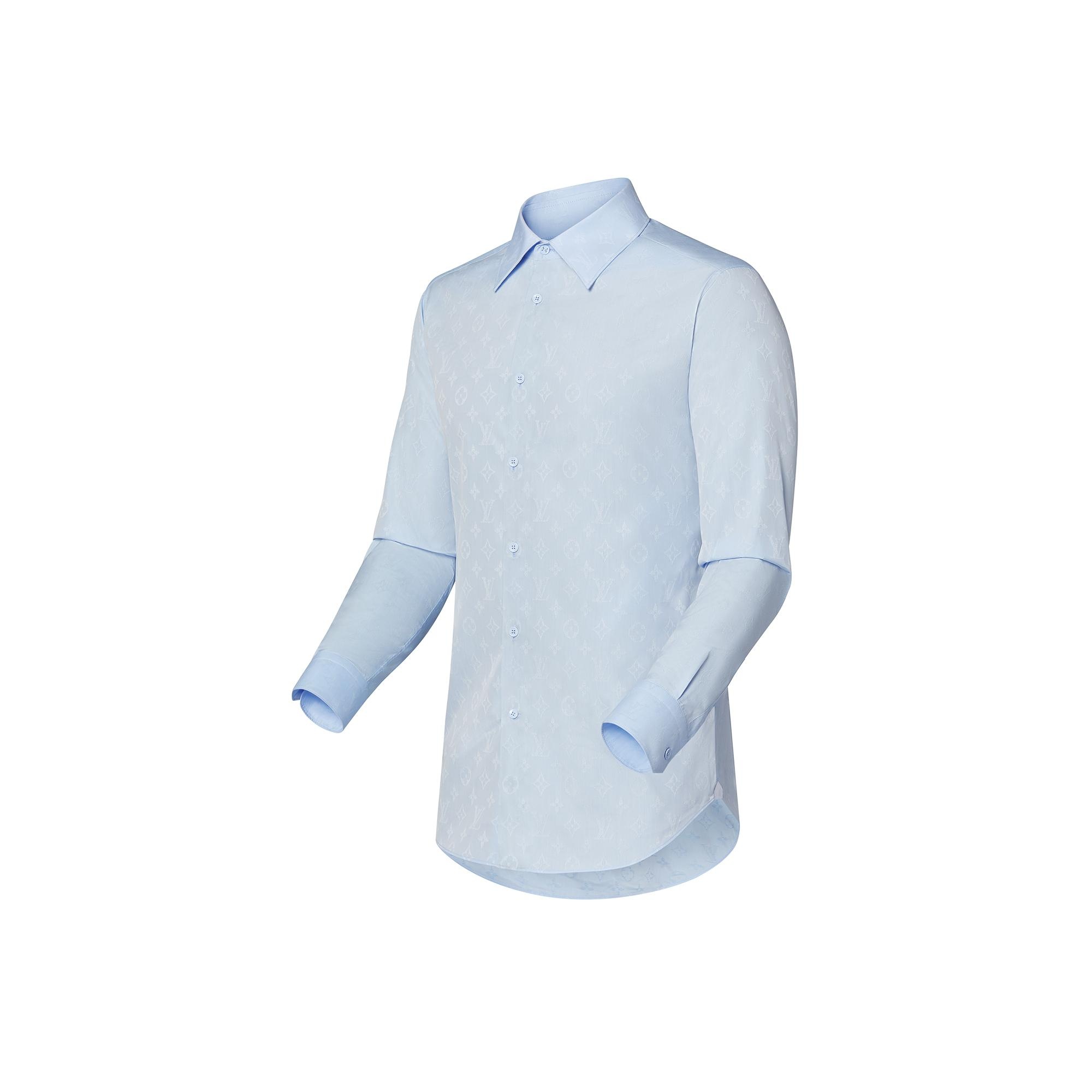 Mouline Monogram Slim Long-Sleeved Shirt - 2