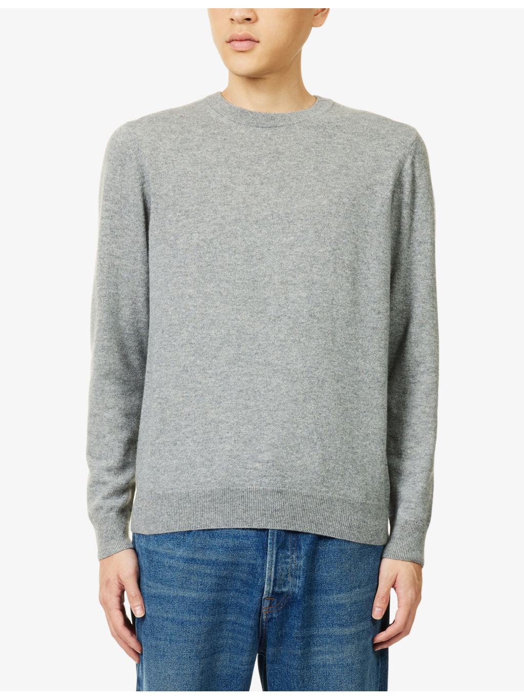 Crew Brushed Cashmere Knitted Jumper - 3