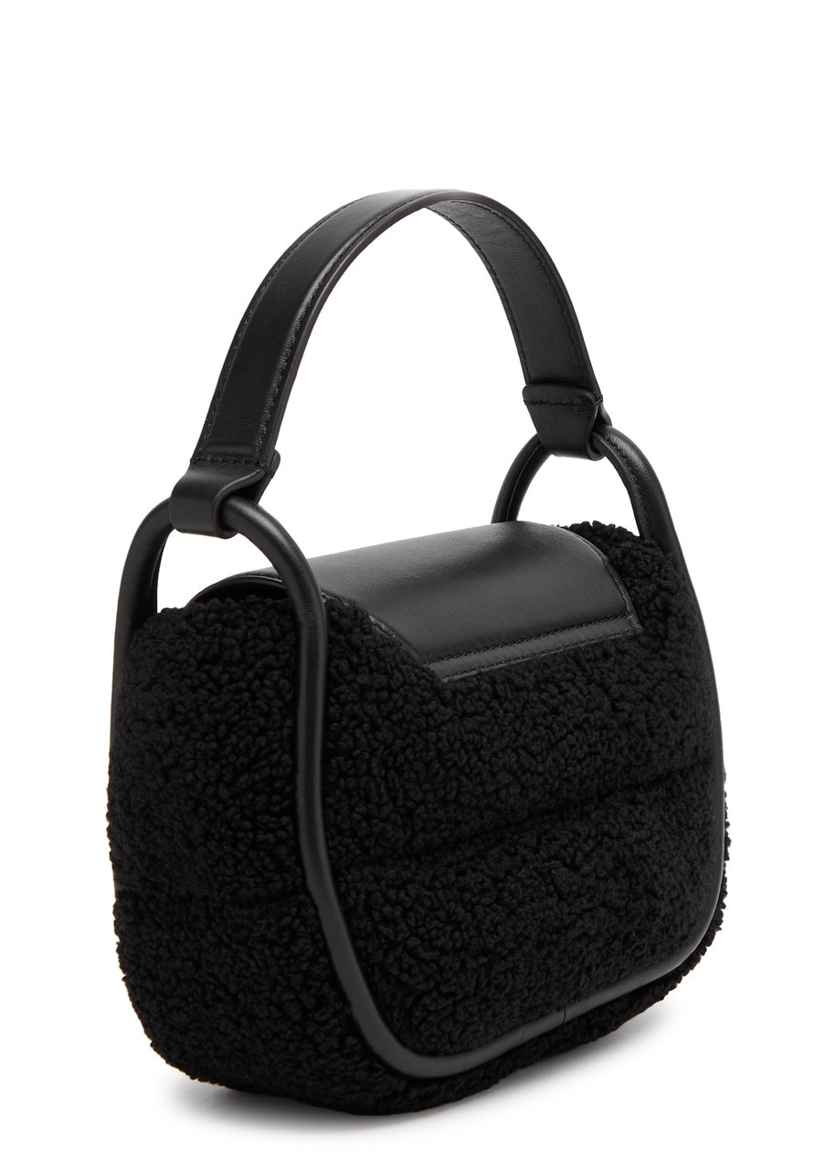 Tiarna mini faux shearling cross-body bag - 2