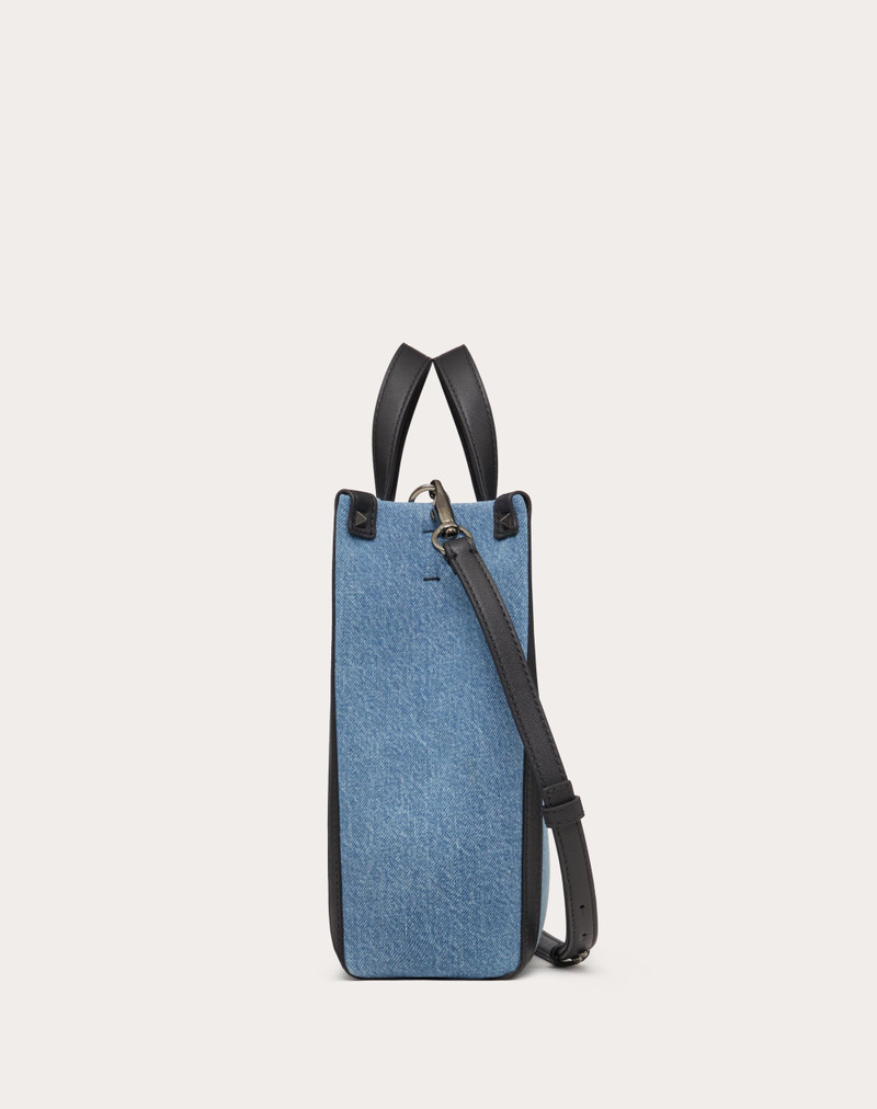 MINI VLTN DENIM SHOPPER 4
