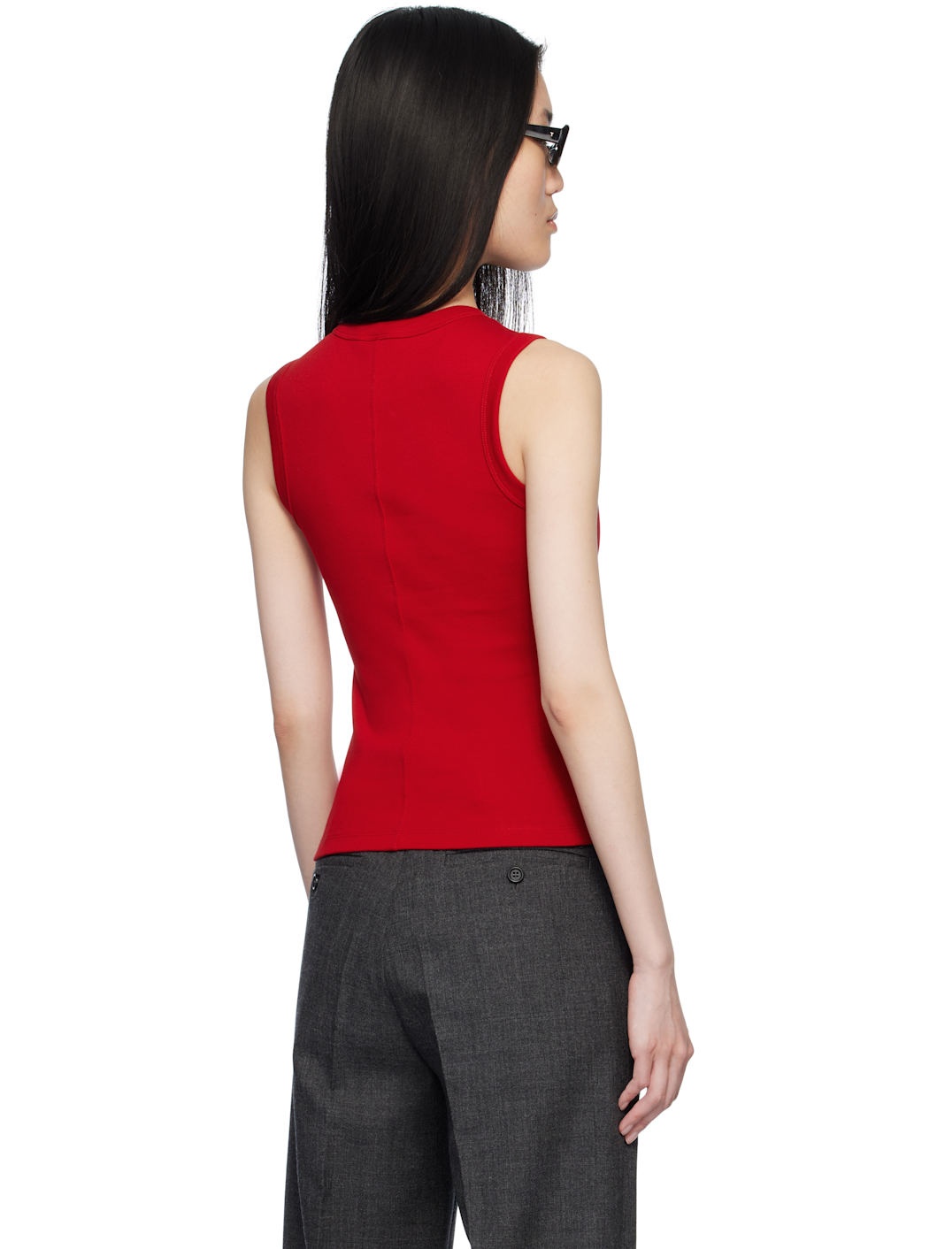 Red Esmé Tank Top - 3