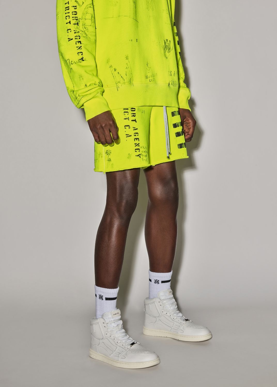 ARMY STENCIL SWEATSHORT - 4