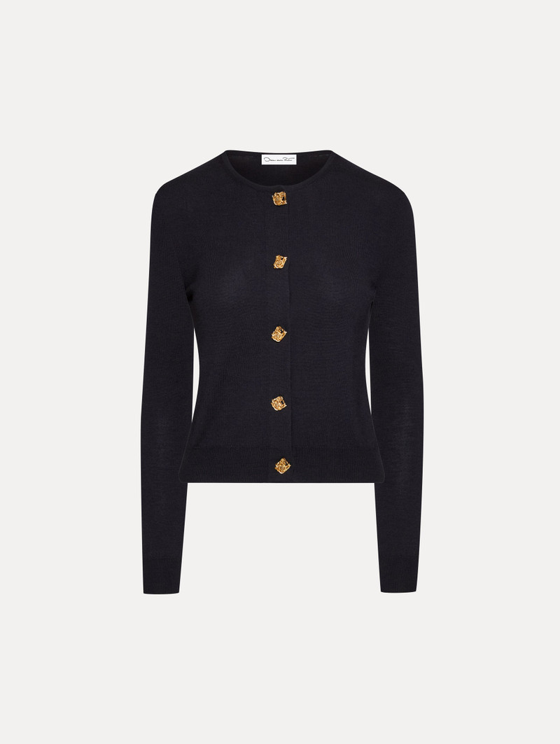 ENGLISH ROSE BUTTON CARDIGAN 1