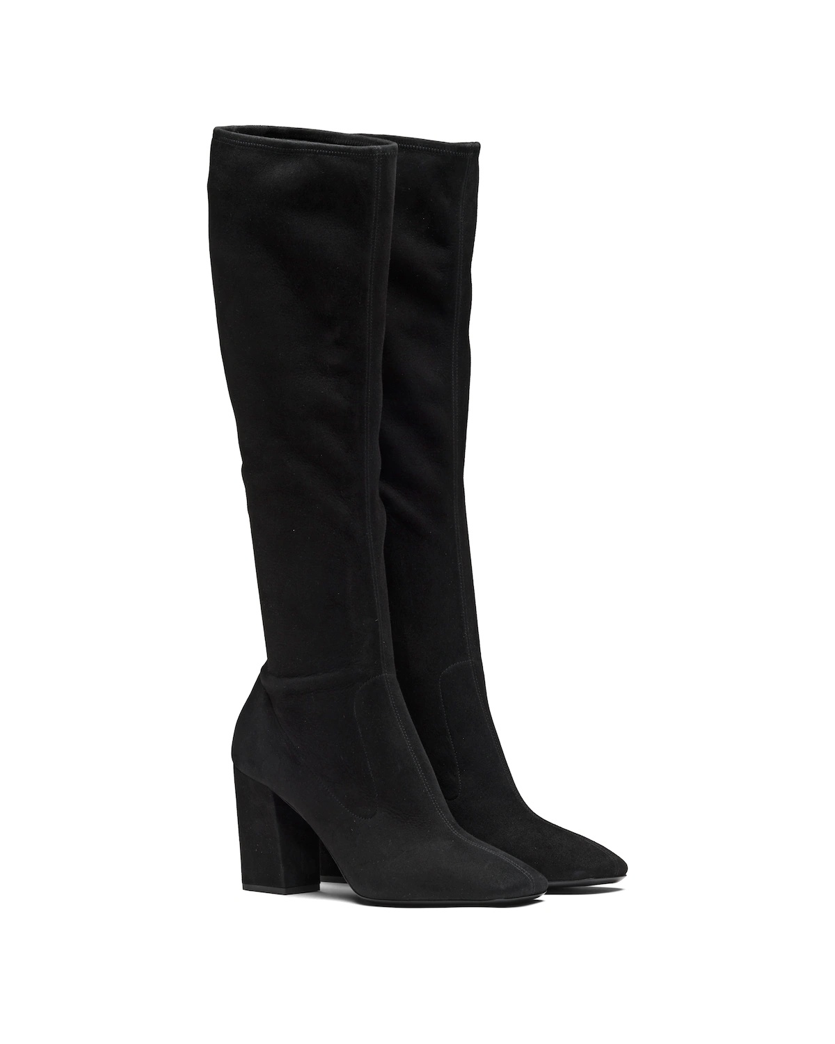 Stretch suede boots - 1