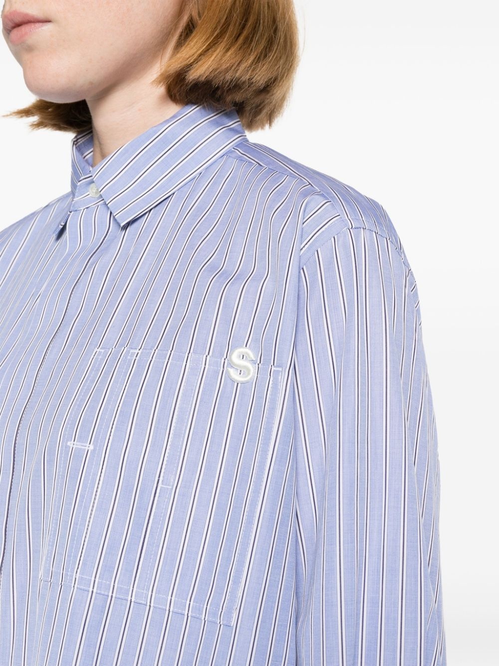 x Thomas Mason striped cotton shirt - 5