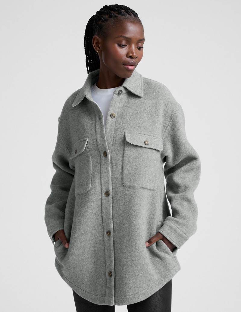 Insulated Wool Shirt Jacket 3