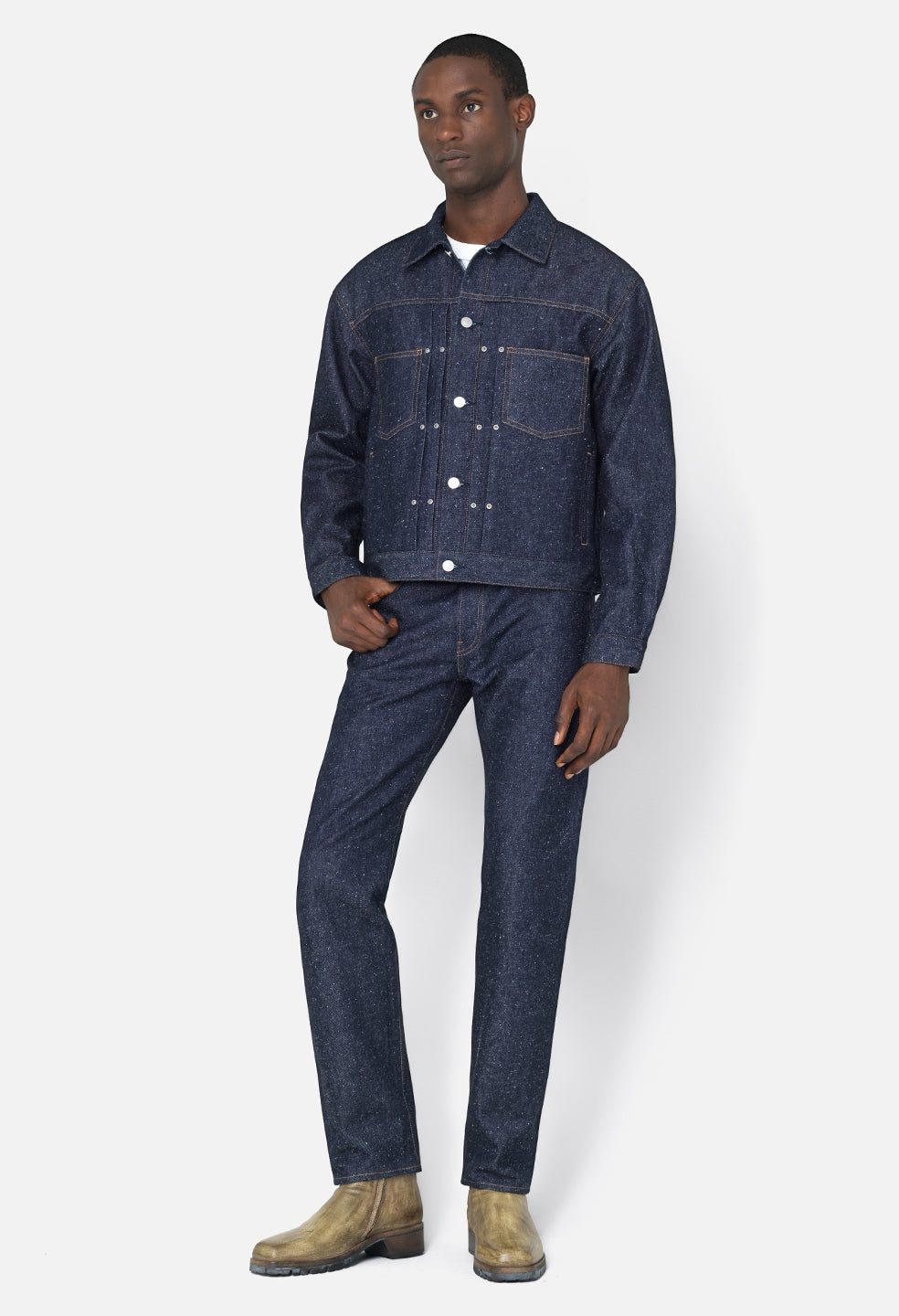SILK NOIL CROPPED THUMPER JACKET TYPE II - 4