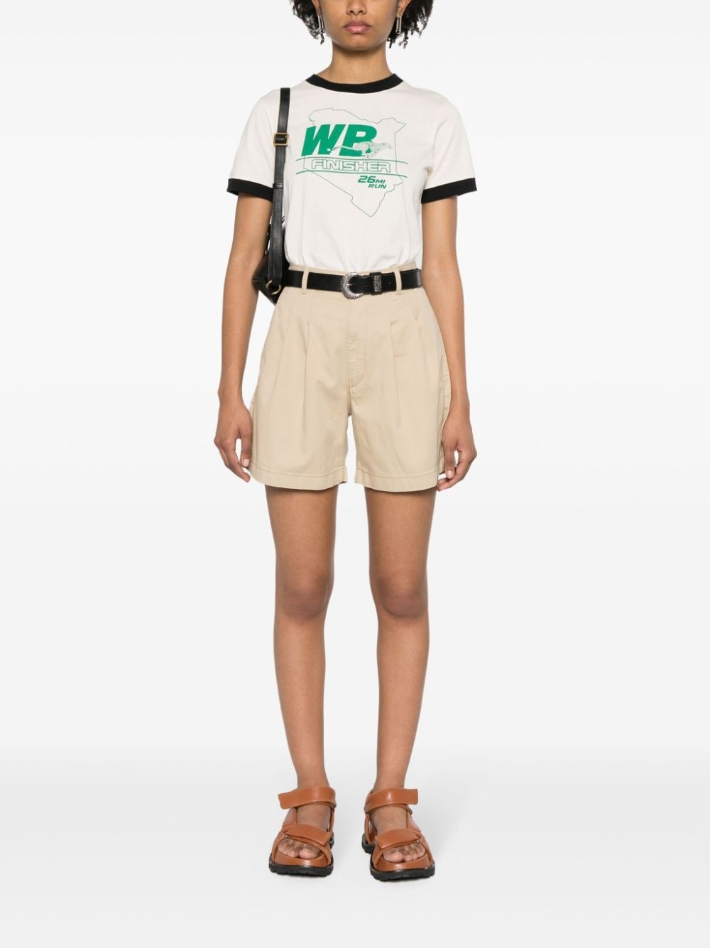 pleat-detail shorts - 2