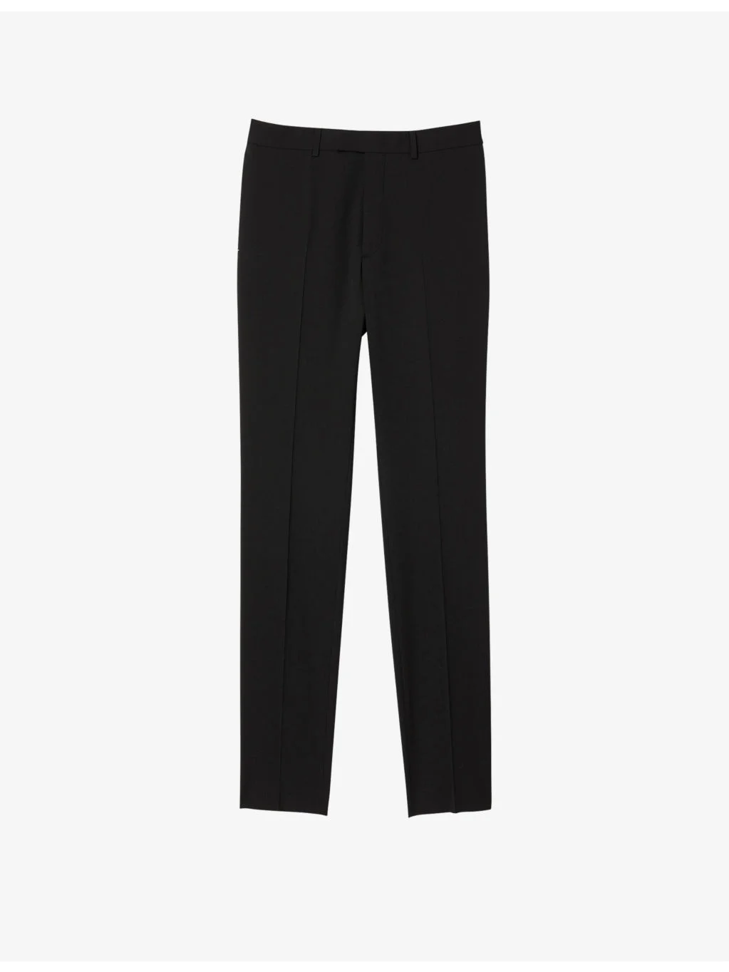 Slim-fit tapered wool trousers - 1