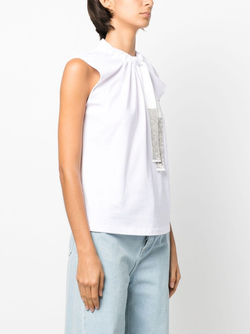 drawstring cotton tank top 3