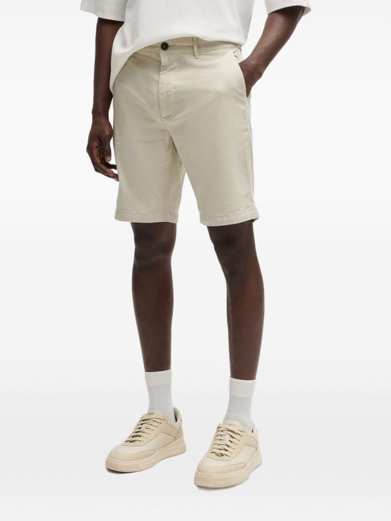 zip-fly flat-front shorts 1