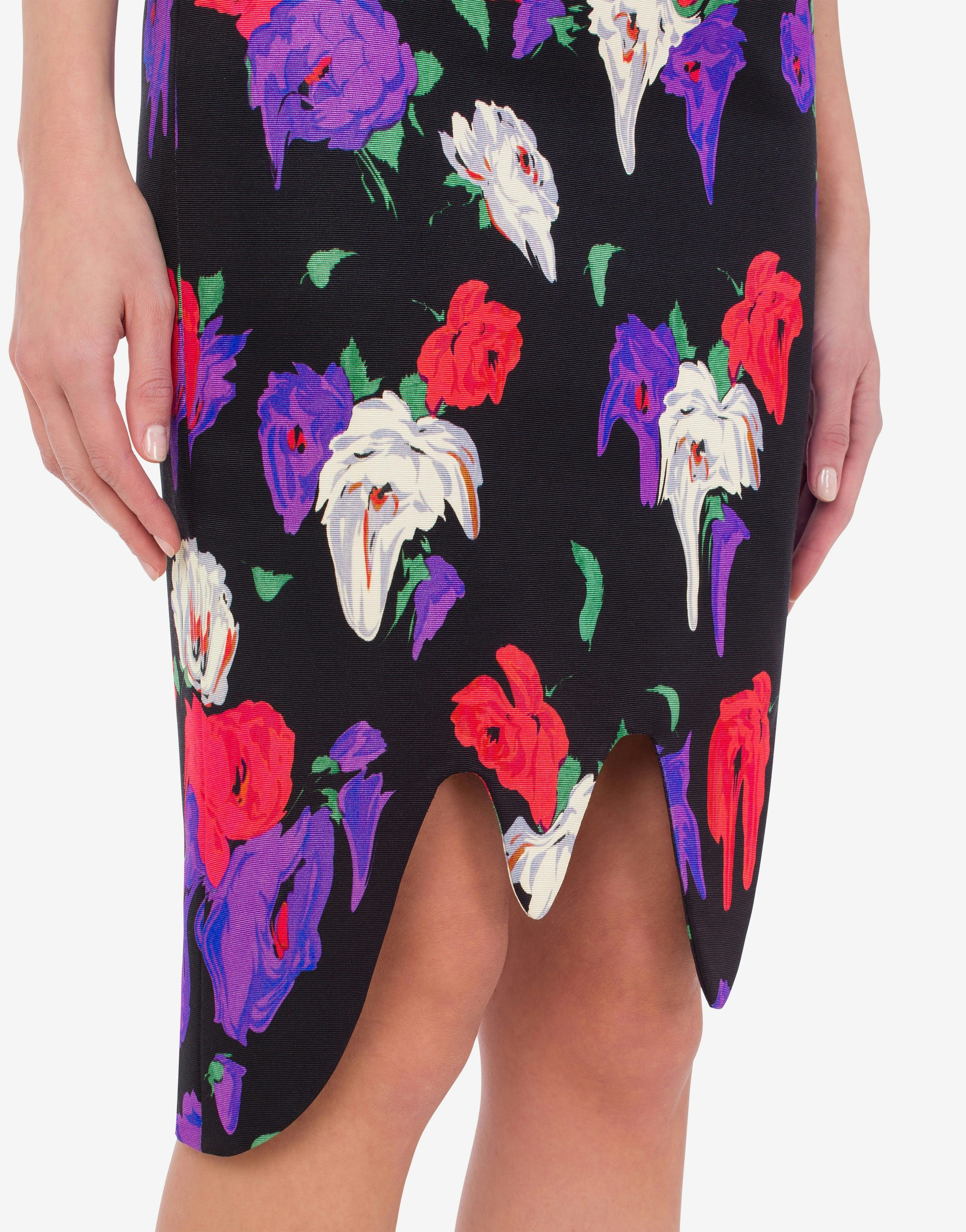 ALLOVER MORPHED FLOWERS SKIRT - 4