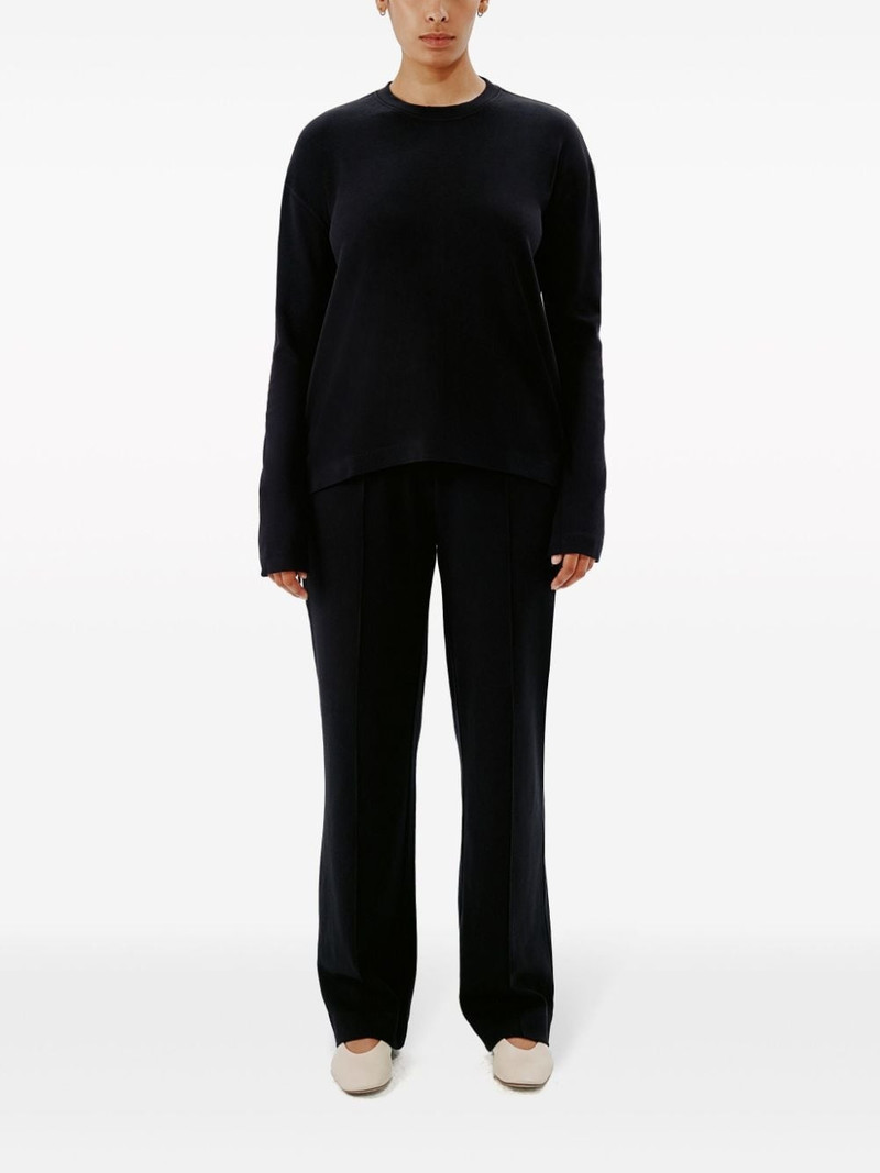 Luxe Seamed cotton T-shirt 3