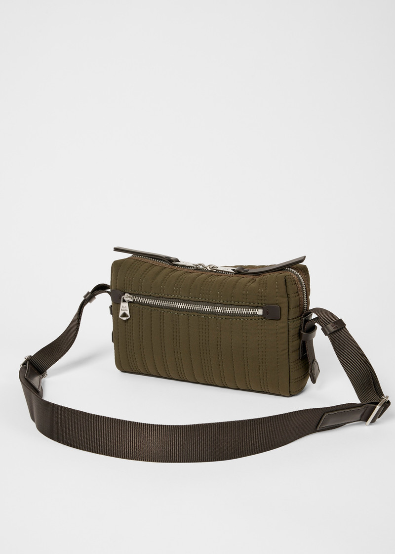 Khaki Quilted Camera Bag 3