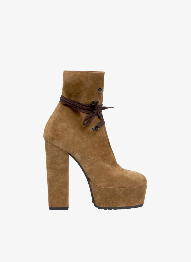 TREKKING ANKLE BOOTS IN SUEDE CALFSKIN 1