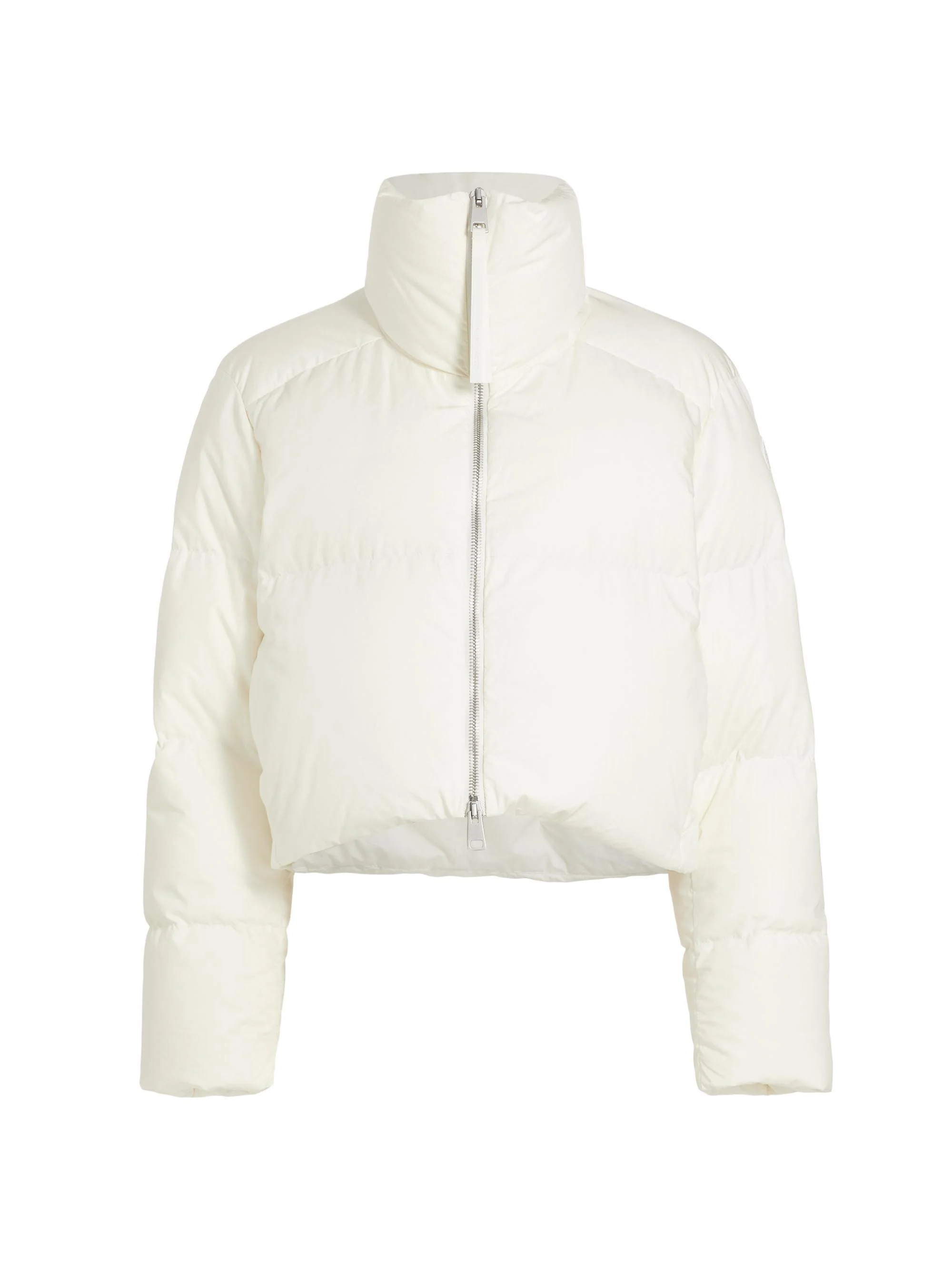 Women's Garnet Crop Puffer Jacket - North Star White - 1