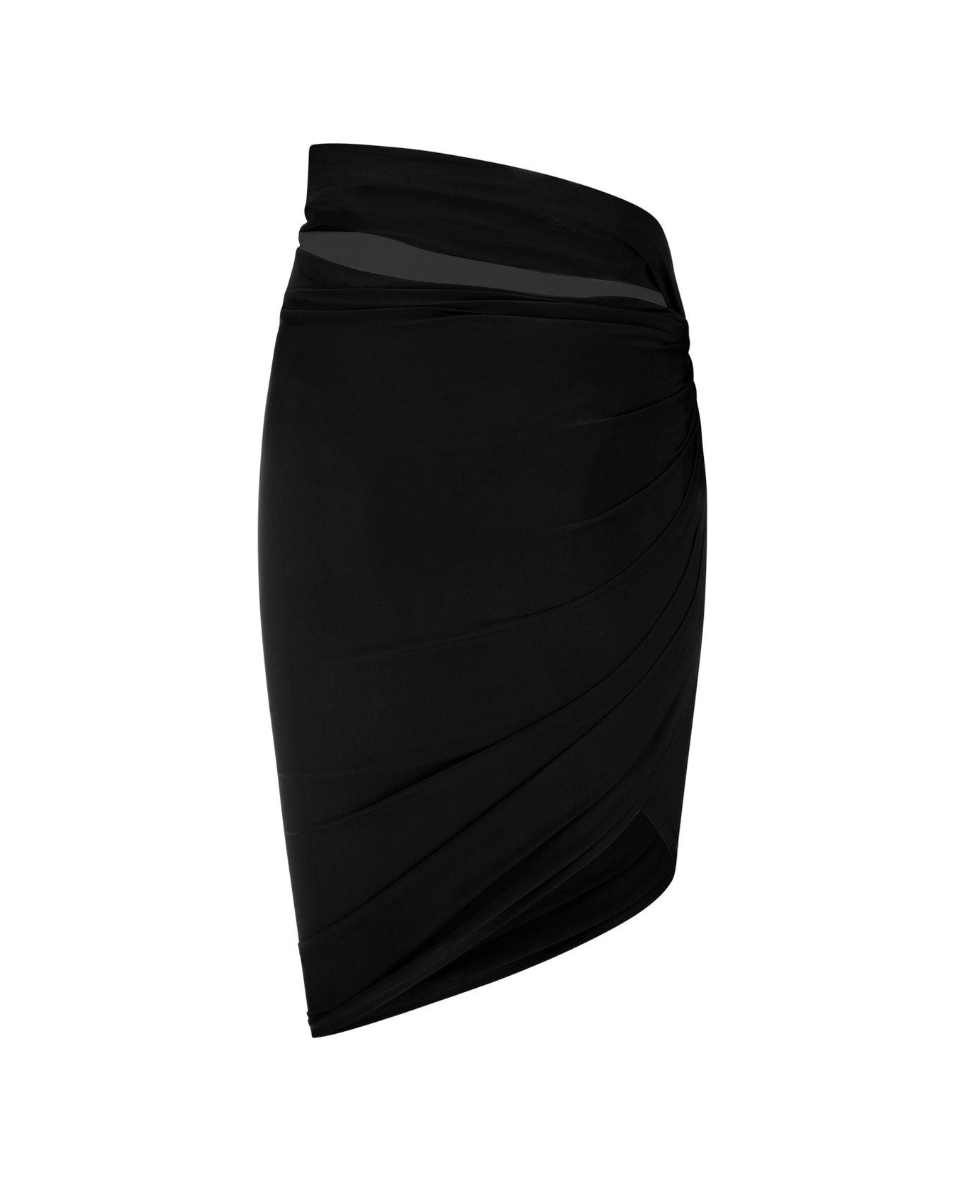 Draped Mini Skirt - 2