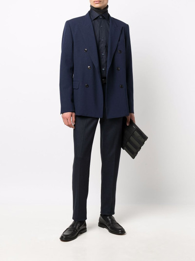 Z Zegna long-sleeve cotton shirt outlook