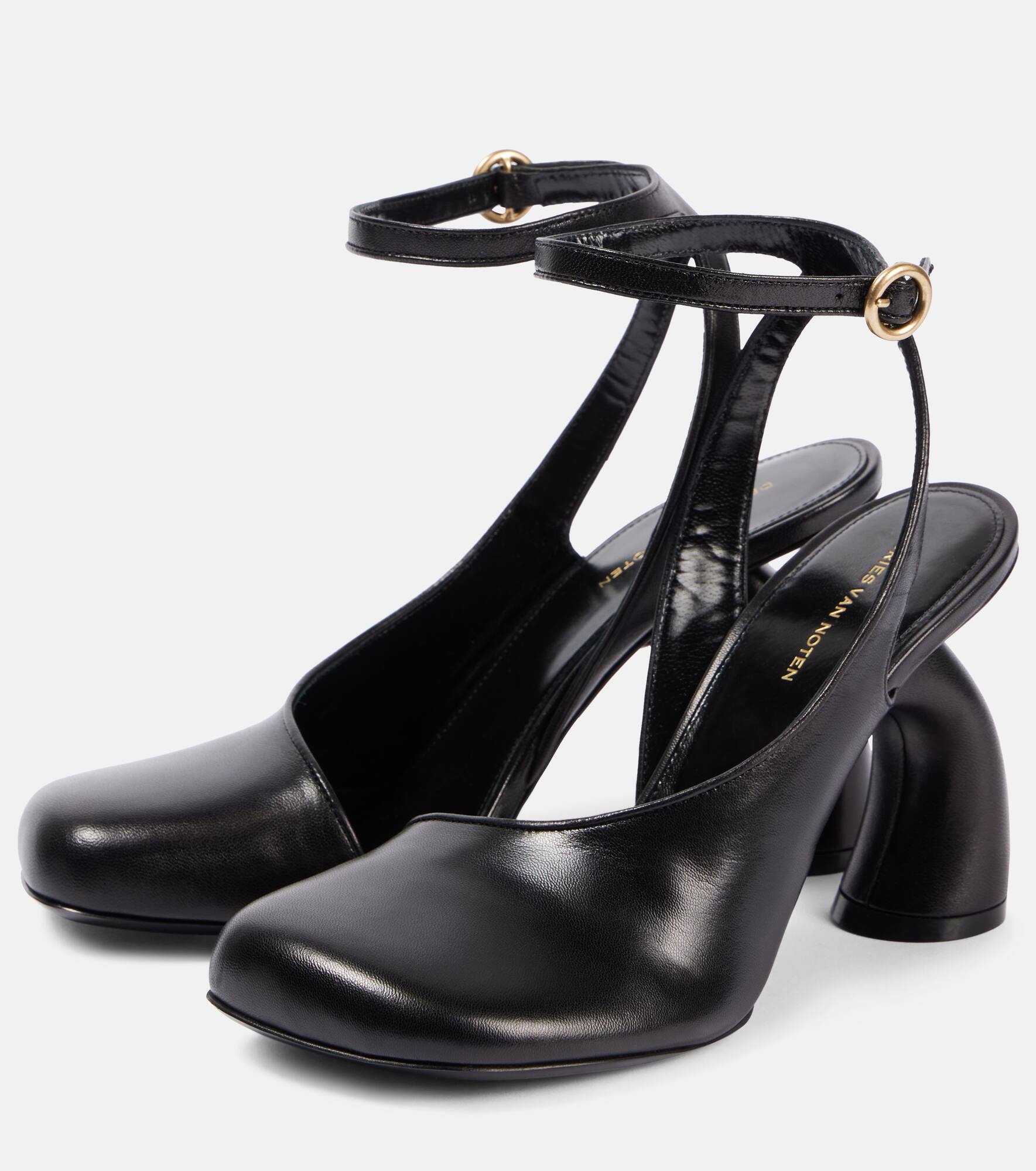 95 leather pumps - 4
