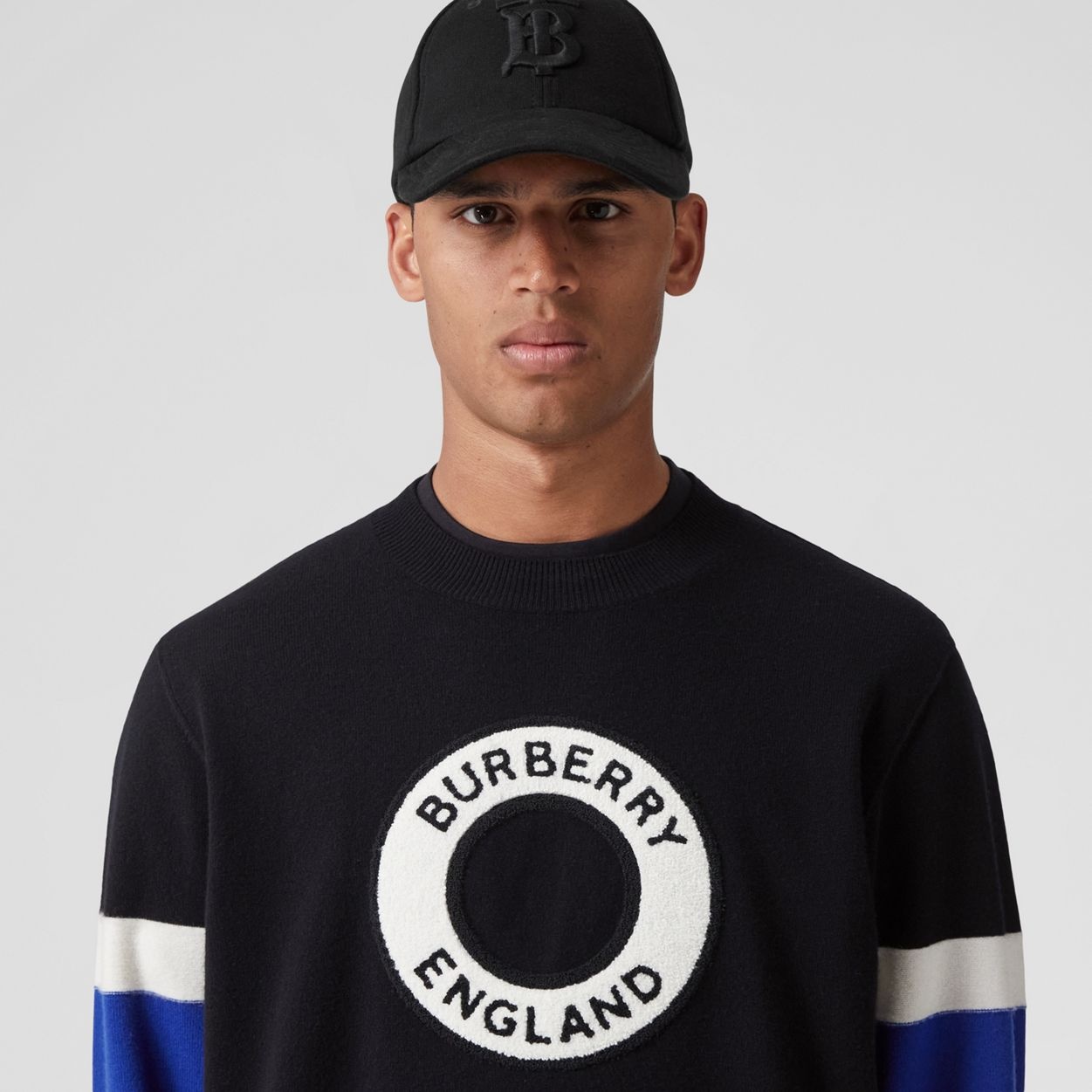 Logo Graphic Appliqué Wool Cashmere Sweater - 3