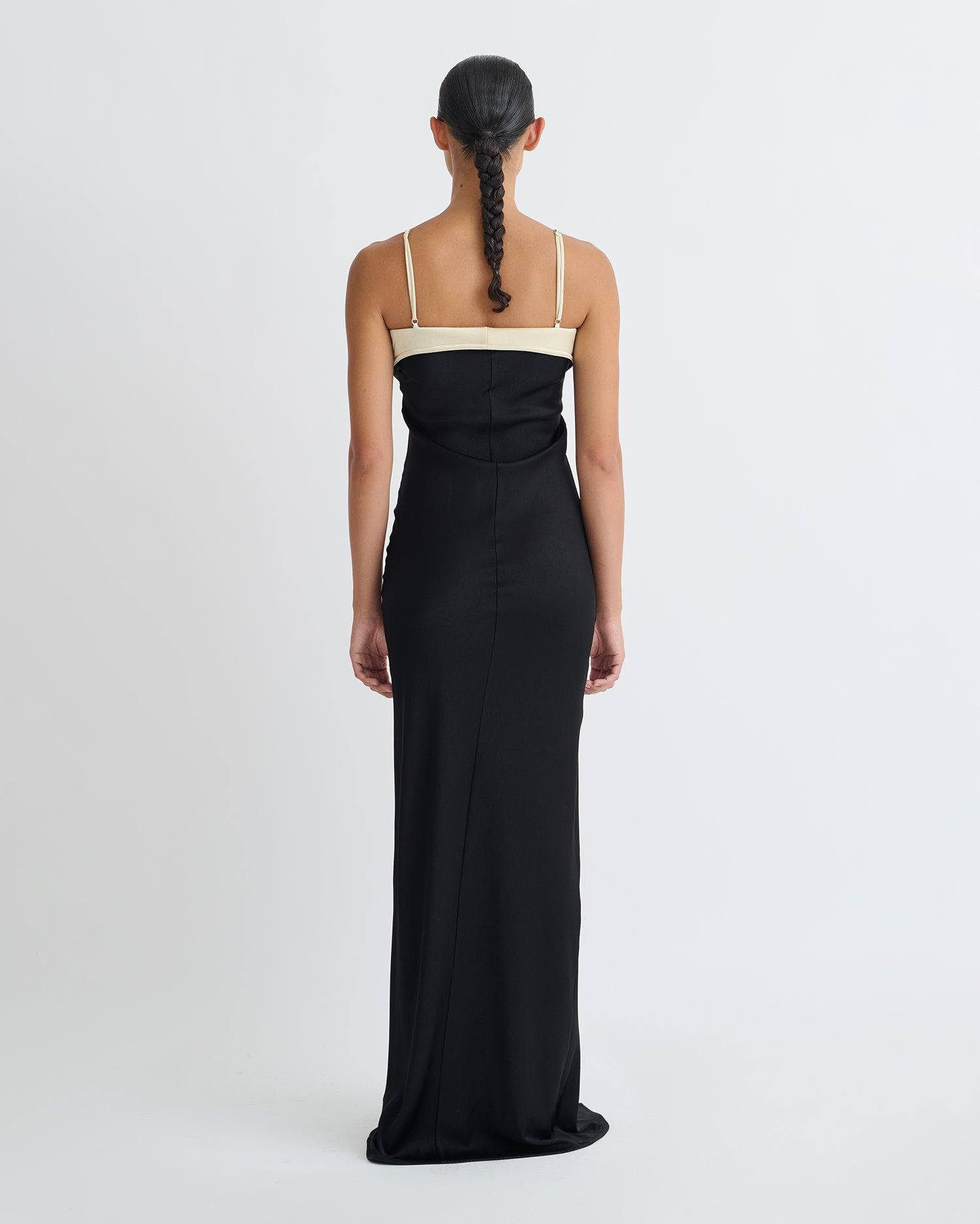 Crisp Satin Dress - 2