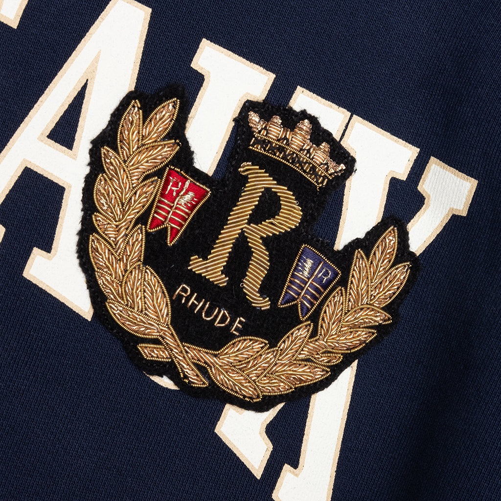 BORDEAUX CREWNECK - NAVY - 3