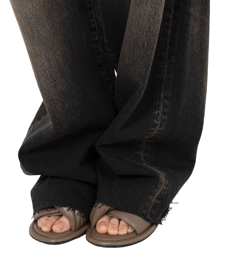 Huge Layered Denim Pants 8
