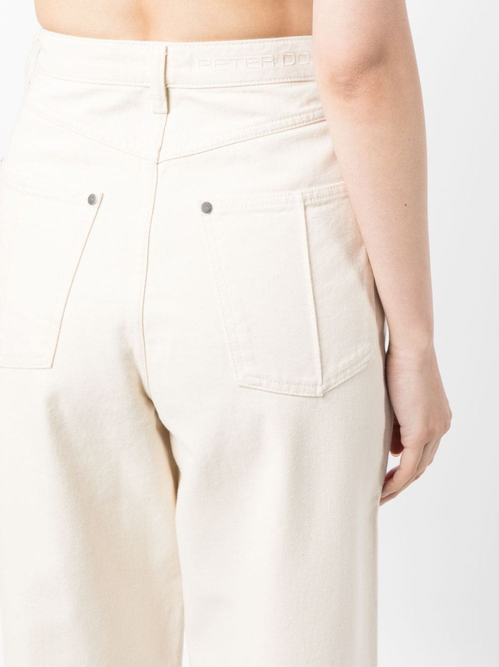 high-rise wide-leg jeans - 5