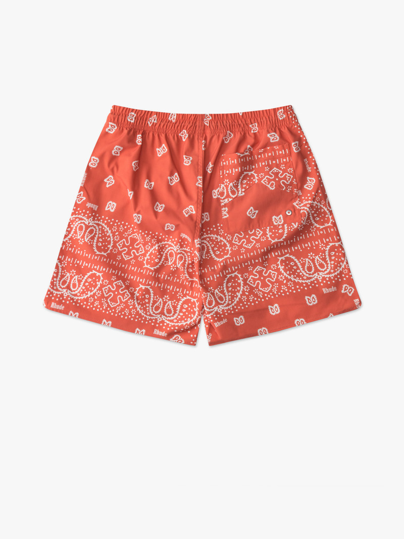 Rhude BANDANA PRINT SWIM TRUNKS outlook