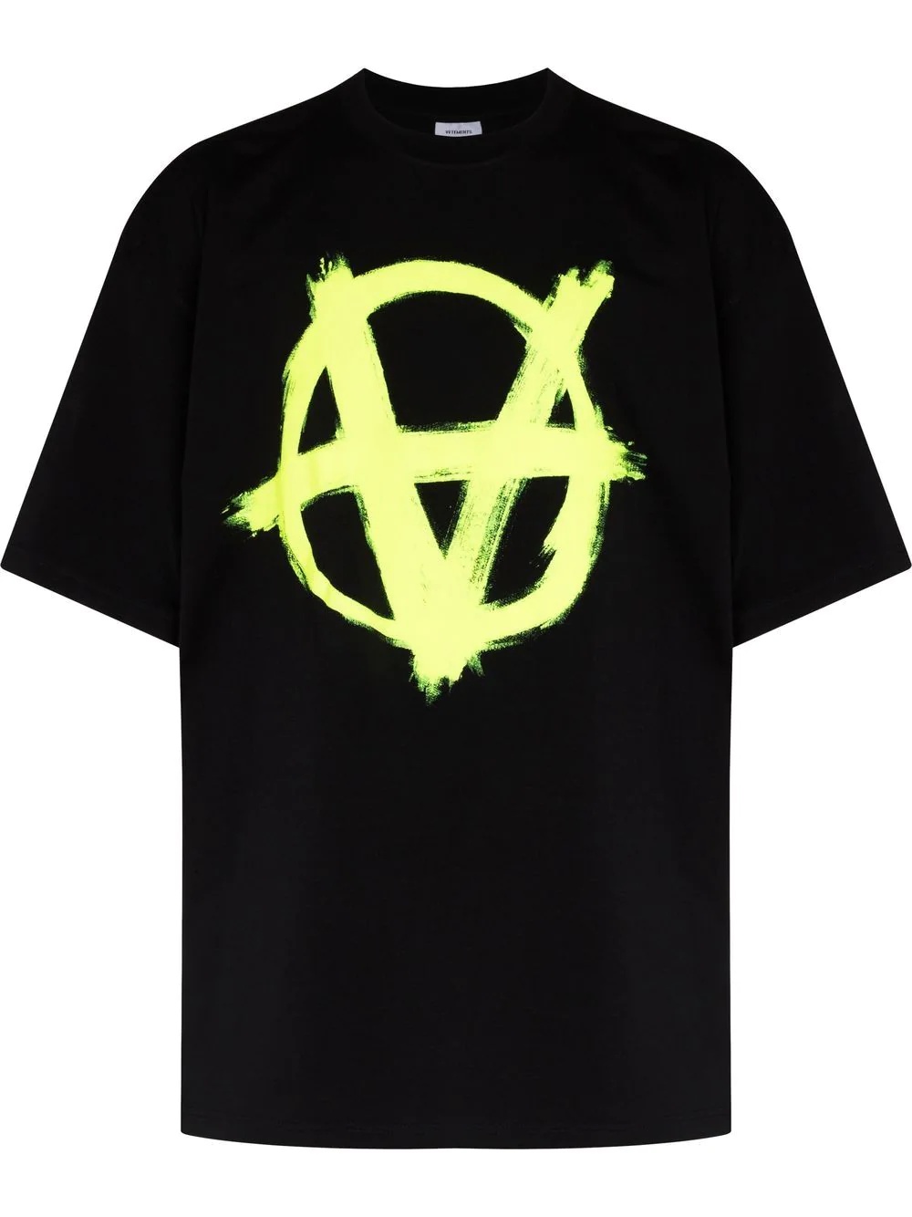 Anarchy logo-print T-shirt - 1