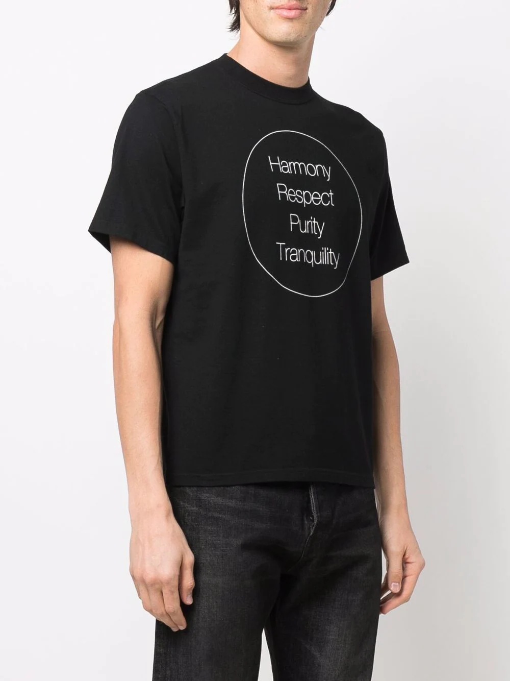 slogan-print short-sleeve T-shirt - 3