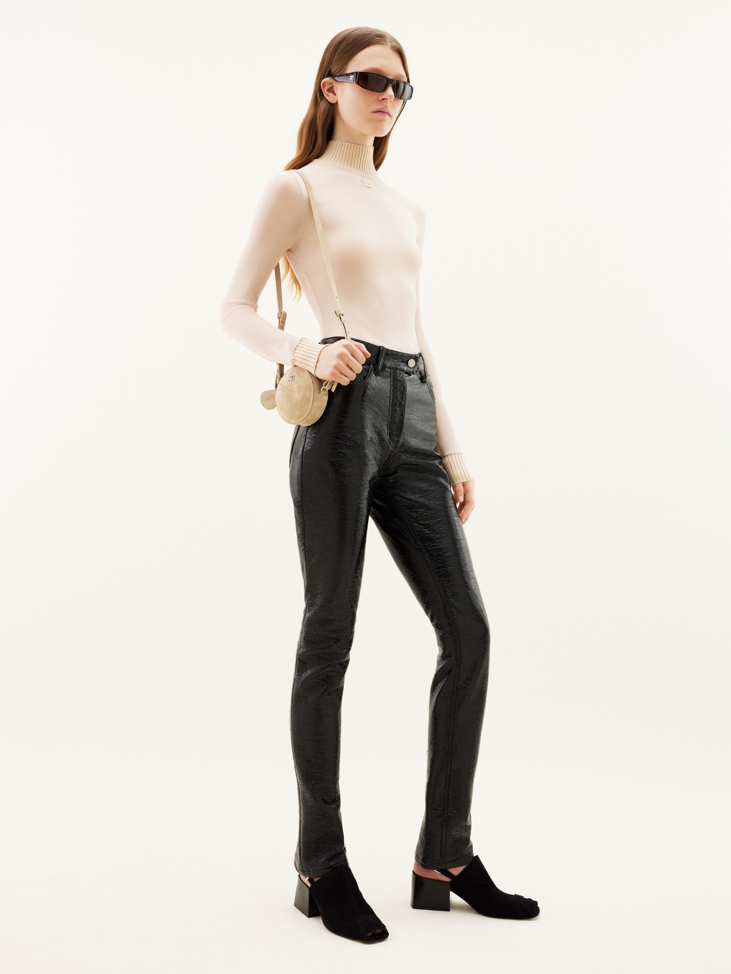 VINYL 5 POCKETS TROUSERS - 3