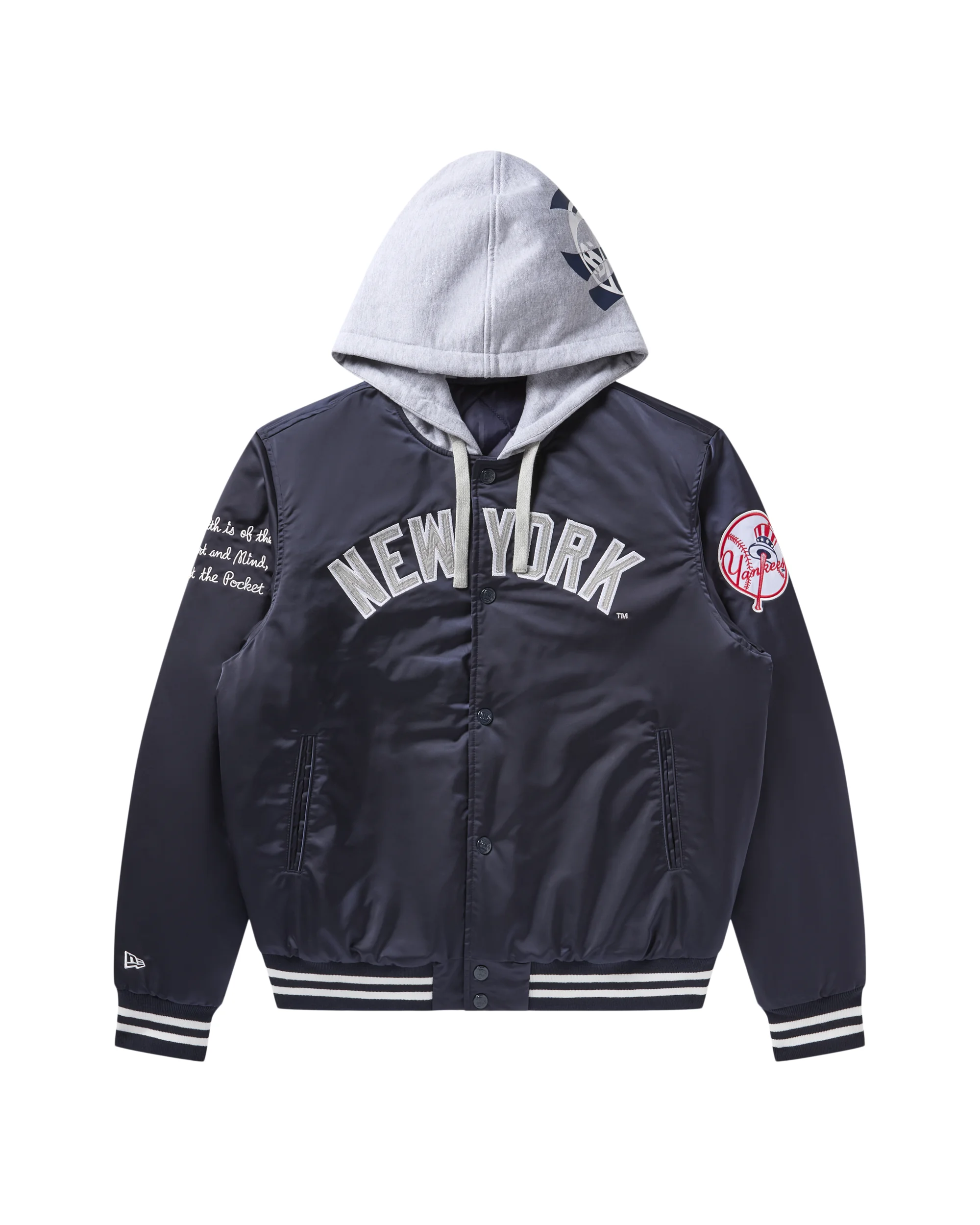 NY YANKEES SATIN STADIUM JACKET - 1