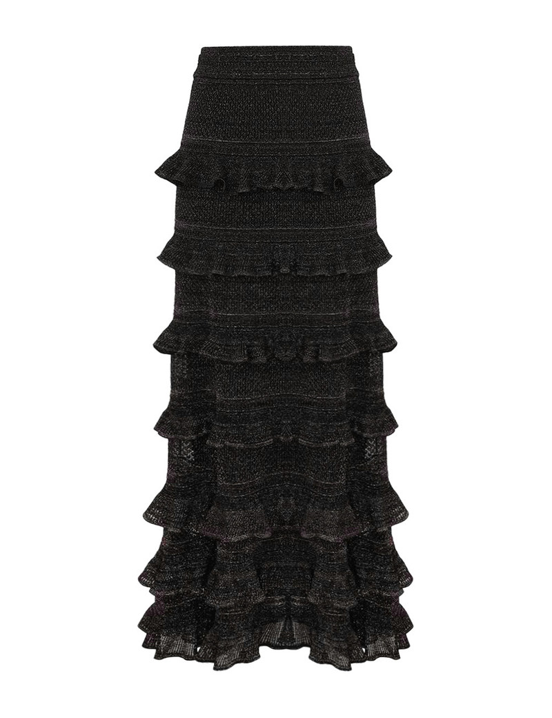 REBELLION FRILL MIDI SKIRT 1