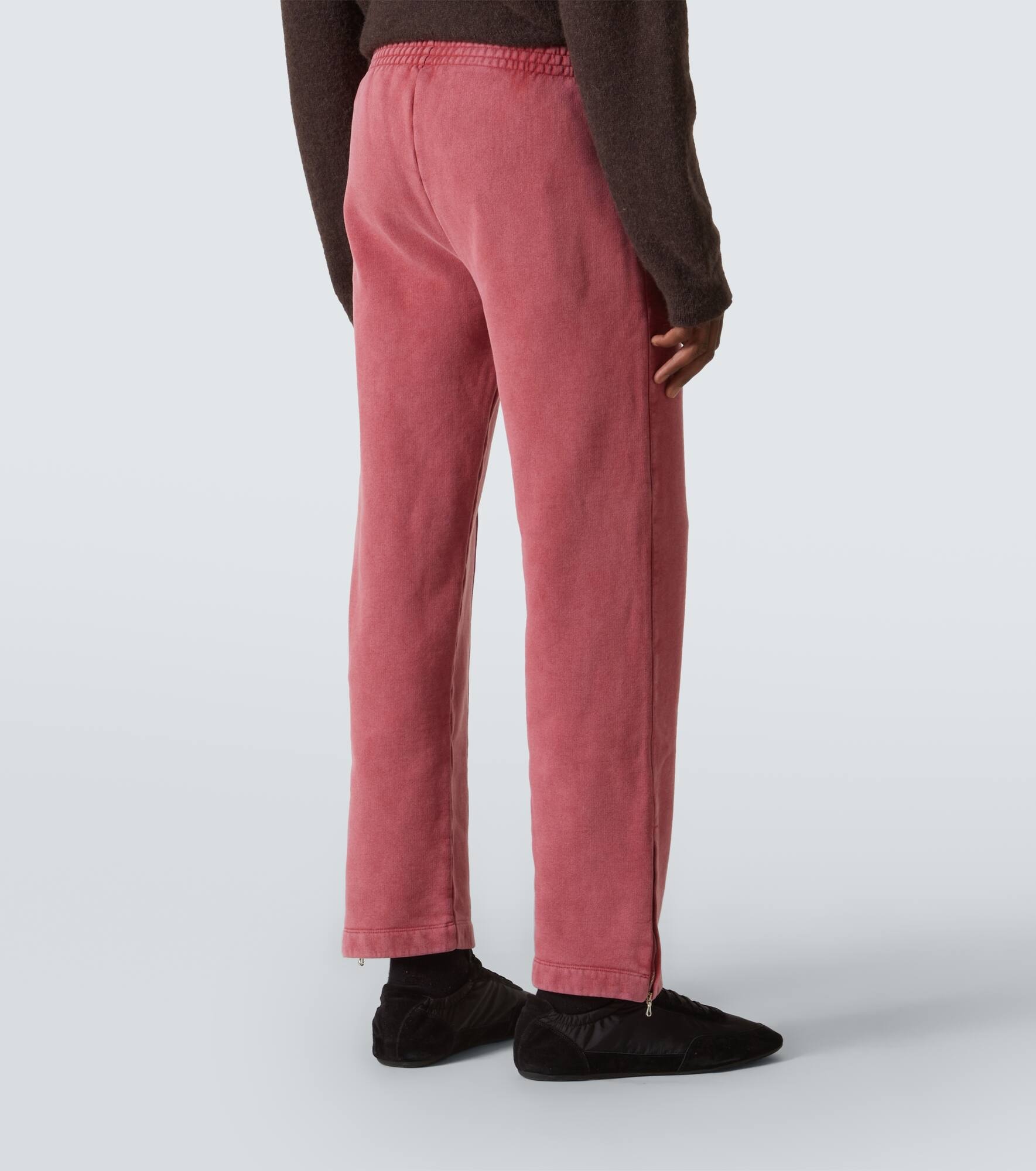 Cotton jersey track pants - 4