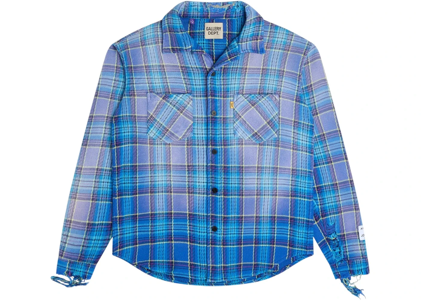 Gallery Dept. Marley Flannel Shirt Blue/Multicolor - 1