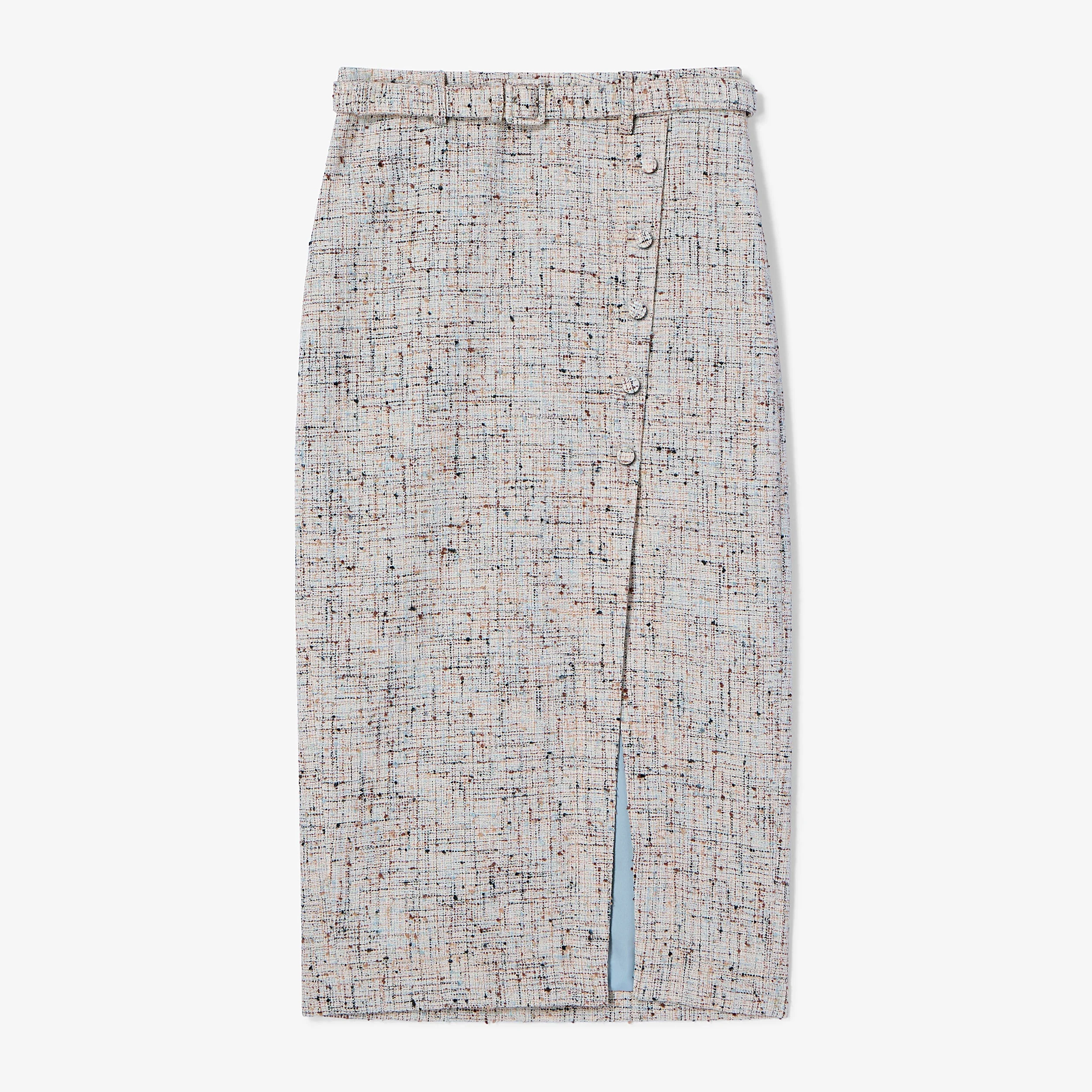 Mela Midi Skirt - Confetti Slub - 1