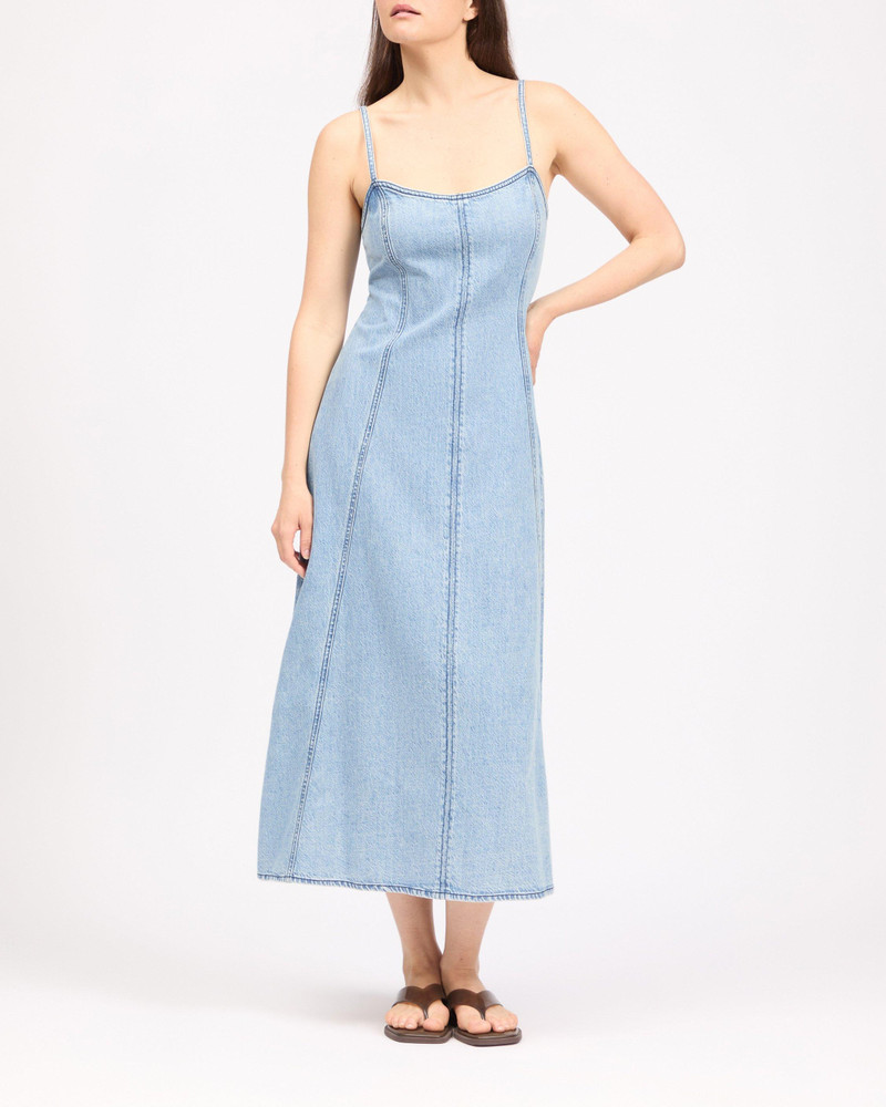 Martyna Denim Dress Cloud Denim in Spencer 1