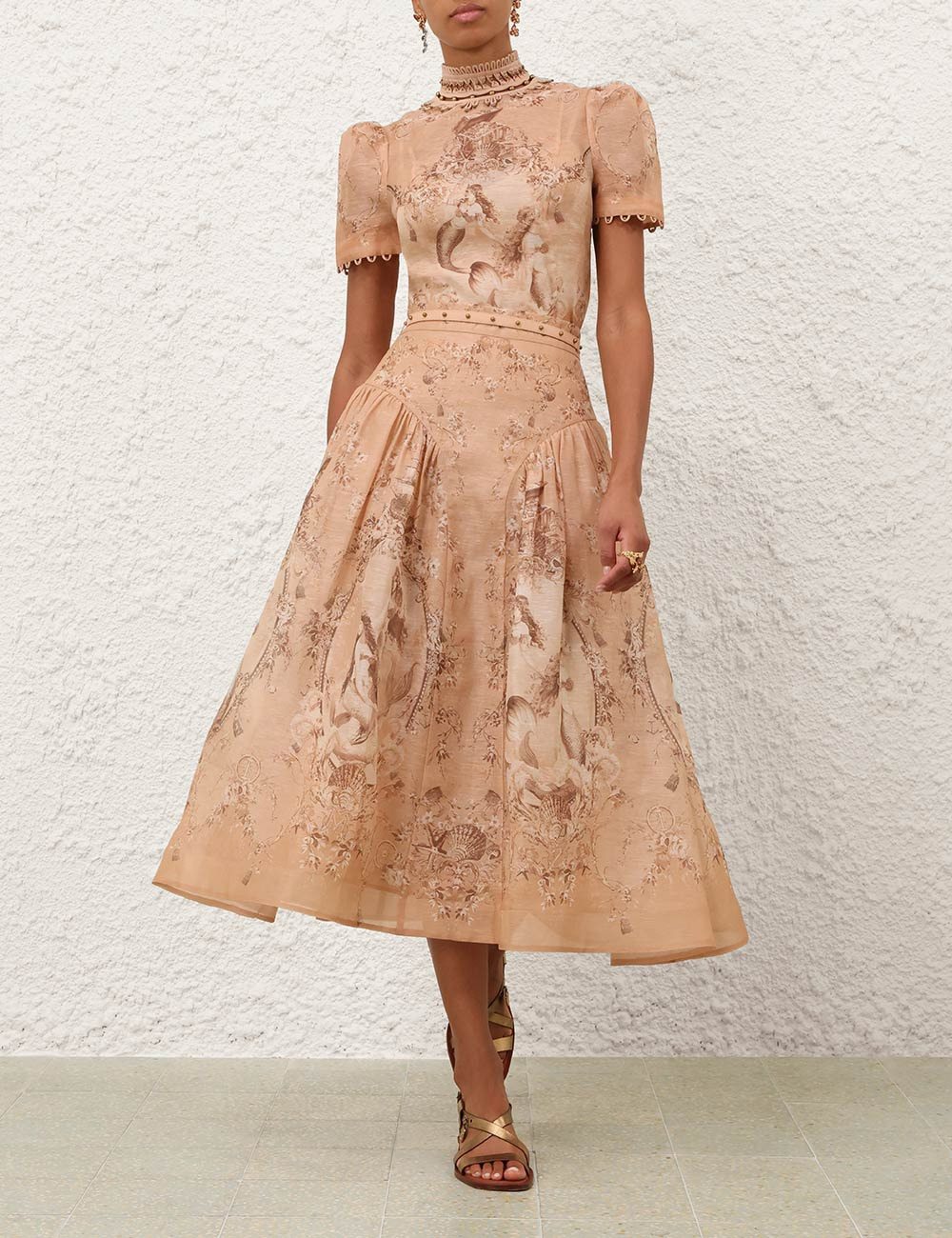 REBELLION BEADED MIDI SKIRT - 2