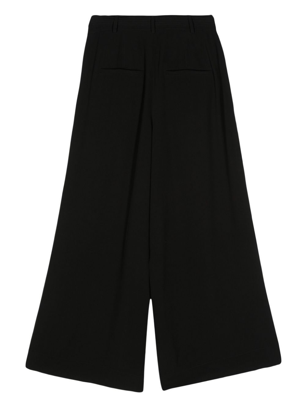 belted crepe palazzo pants - 2