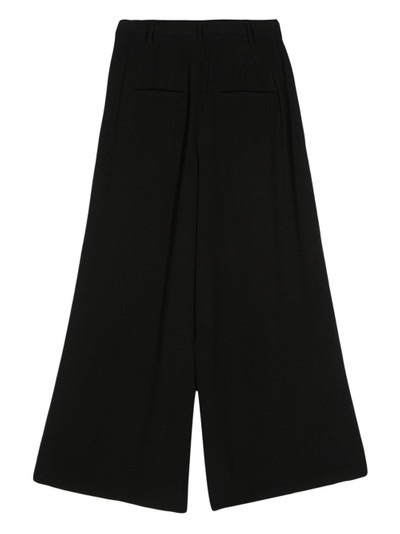 ULLA JOHNSON belted crepe palazzo pants outlook