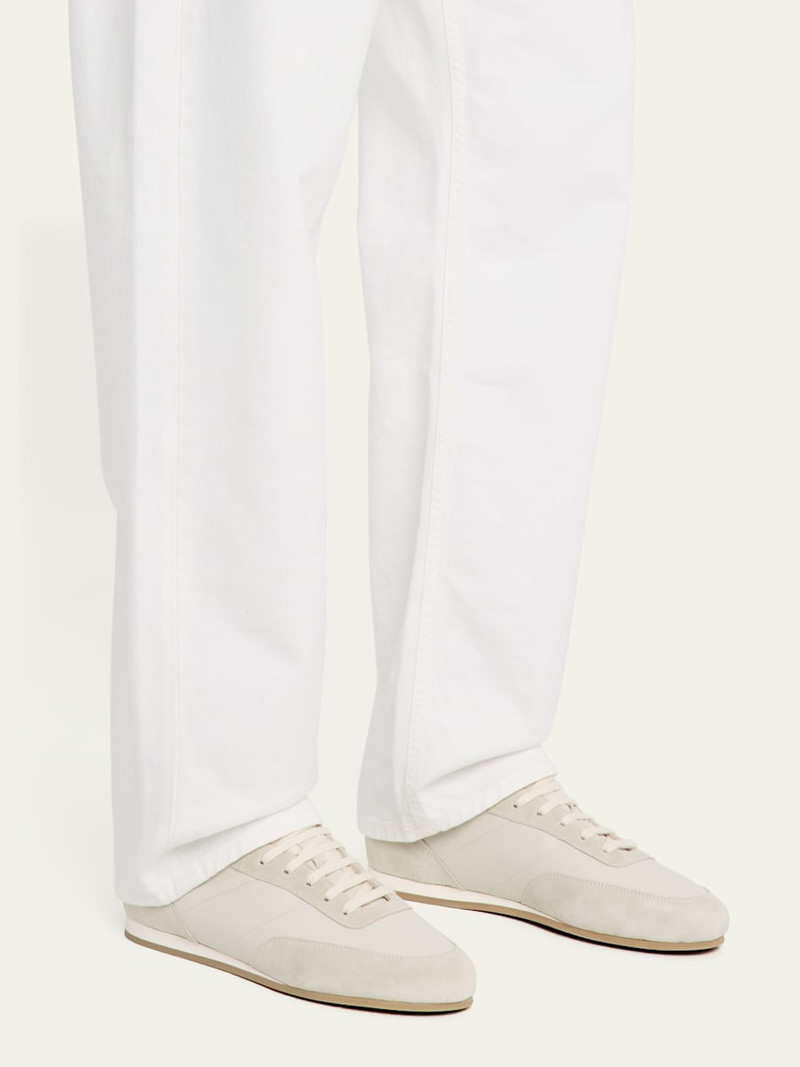 Common Projects Men's Leather and Suede Runner Sneakers outlook