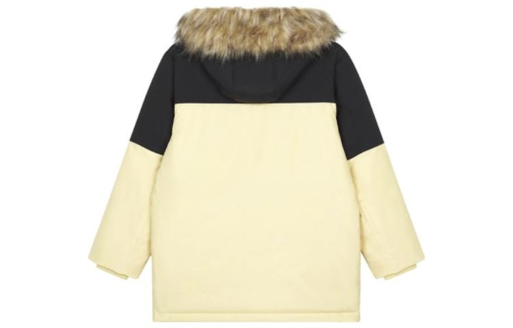 New Balance Color Block Down Jacket 'Yellow Black' AMJ23355-GO - 2