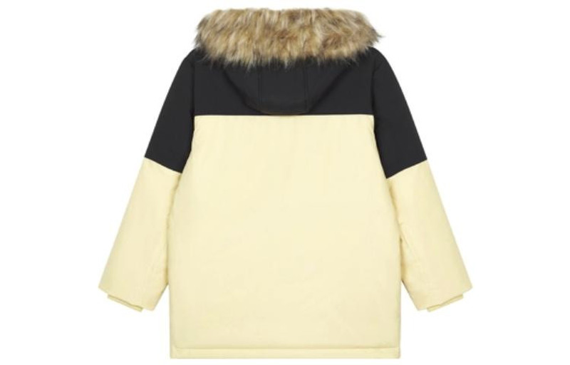 New Balance New Balance Color Block Down Jacket 'Yellow Black' AMJ23355-GO outlook