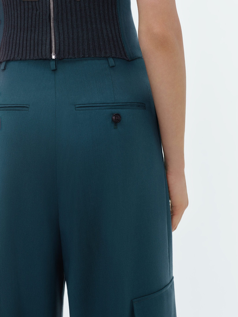 WIDE LEG PLEATED CARGO 7