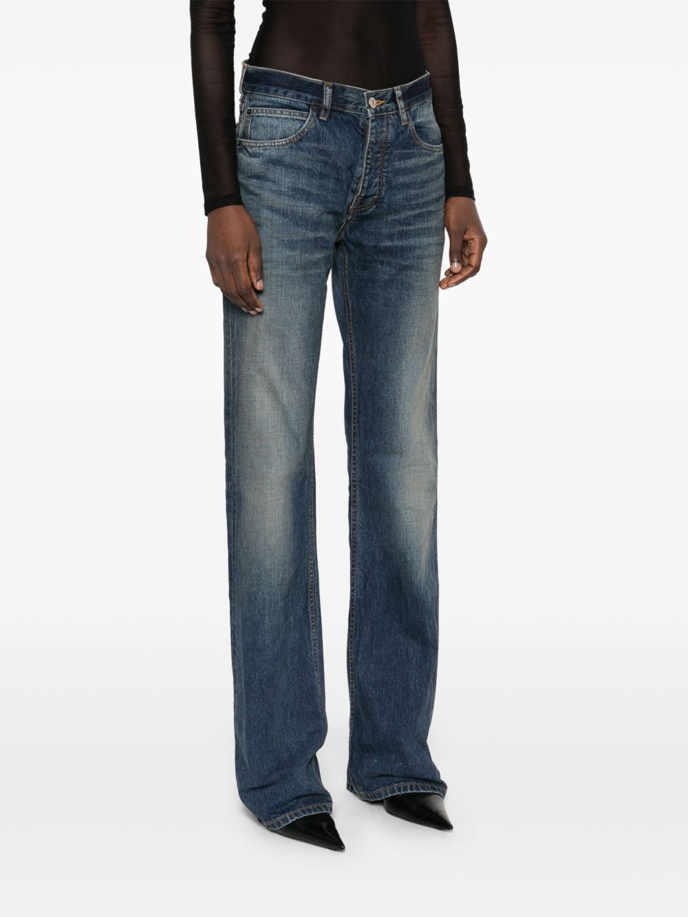 straight-leg jeans - 3
