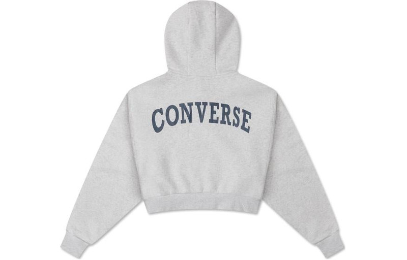 Converse (WMNS) Converse Retro Chuck Hoodie 'LT Retro Grey Heather' 10026150-A02 outlook